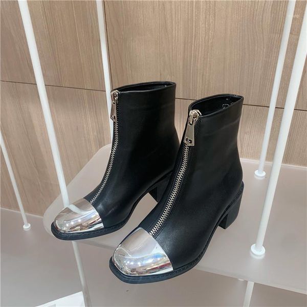 high boots casual shoes women motorcycle boots new botas mujer metal decoration front zipper female botas mujer long1, Black
high boots casual shoes women motorcycle boots new botas mujer metal decoration front zipper female botas mujer long1, Black