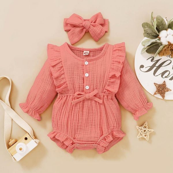 toddler outfits fall baby girl clothes solid long sleeve ruffled baby rompers with headband 2pcs newborn bodysuit q1215, Blue
toddler outfits fall baby girl clothes solid long sleeve ruffled baby rompers with headband 2pcs newborn bodysuit q1215, Blue