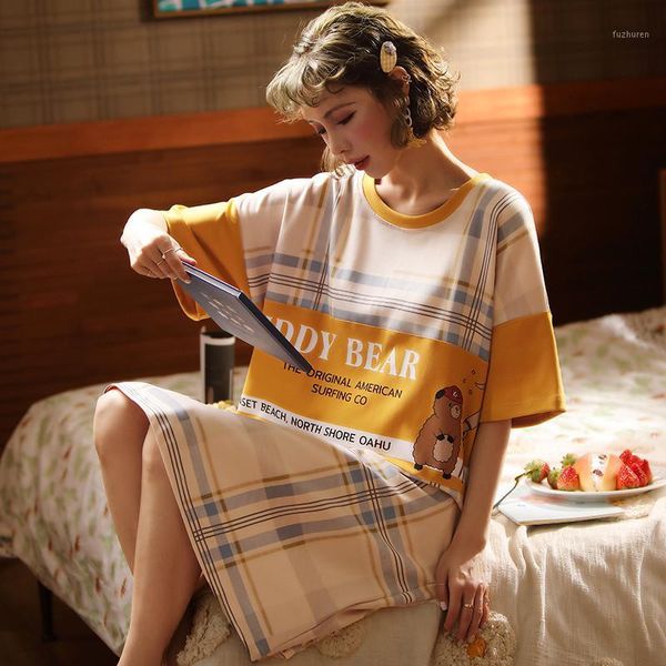 cute cartoon night skirt cotton women's nightgown girl cute 2020 summer night skirt short sleeve casual home service1, Black;red
cute cartoon night skirt cotton women's nightgown girl cute 2020 summer night skirt short sleeve casual home service1, Black;red