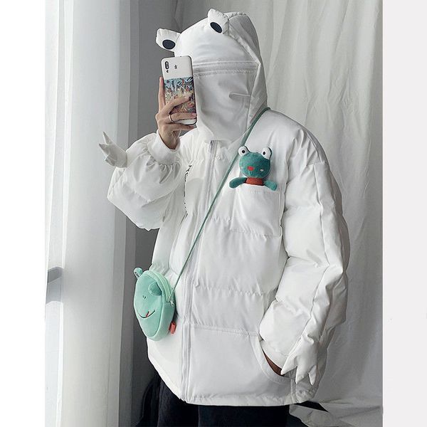 e-baihui 2021 new autumn and winter frog cotton coat ladies loose bread coat thick casual long-sleeved jacket js-9102, Black
e-baihui 2021 new autumn and winter frog cotton coat ladies loose bread coat thick casual long-sleeved jacket js-9102, Black