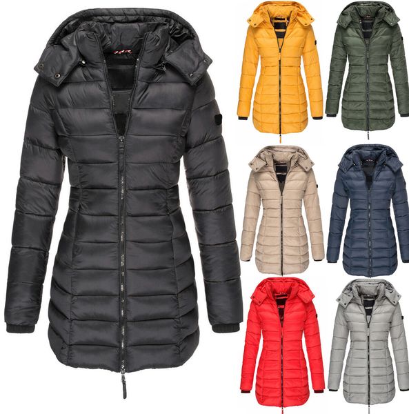 new long down jacket loose winter coat warm fashion women hooded removable outwear ladies warm coat long padded slim jacket c1204, Black
new long down jacket loose winter coat warm fashion women hooded removable outwear ladies warm coat long padded slim jacket c1204, Black