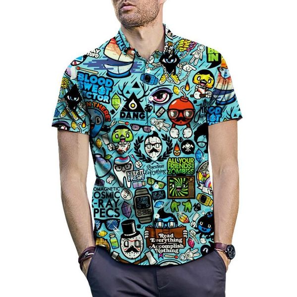 plus size 2xl men summer casual cartoon 3d print short sleeve tee shirt turn-down collar blouse hawaiian for beach holiday y200104, White;black
plus size 2xl men summer casual cartoon 3d print short sleeve tee shirt turn-down collar blouse hawaiian for beach holiday y200104, White;black