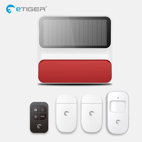 etiger s8a wireless outdoor solar powered strobe siren home security alarm will works independently1
etiger s8a wireless outdoor solar powered strobe siren home security alarm will works independently1