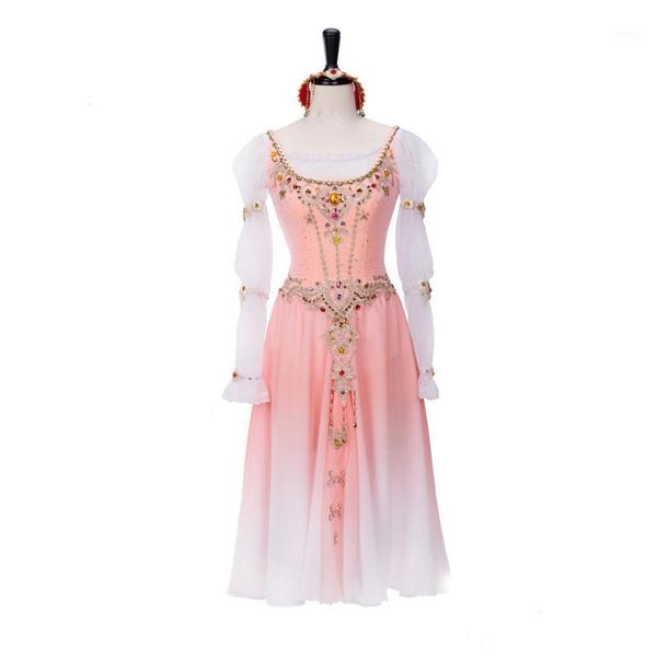 exquisite ballet romantic long dress1, Black;red