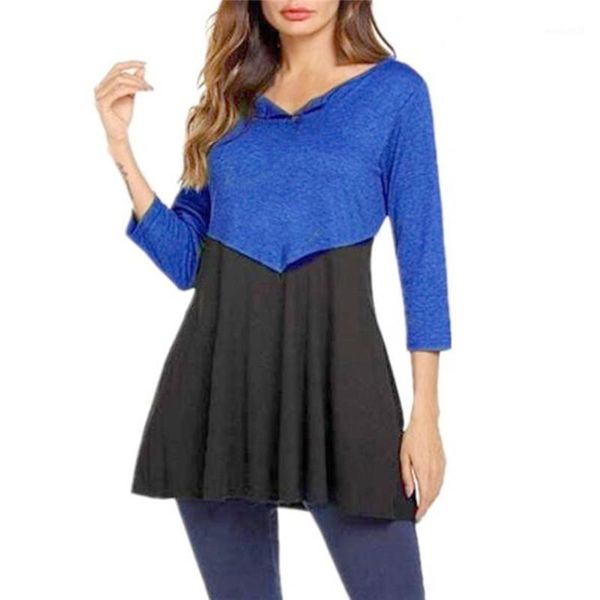 casual dresses autumn panelled color dress ladies three quarter sleeve loose round neck women's clothing streetwear1, Black;gray
casual dresses autumn panelled color dress ladies three quarter sleeve loose round neck women's clothing streetwear1, Black;gray