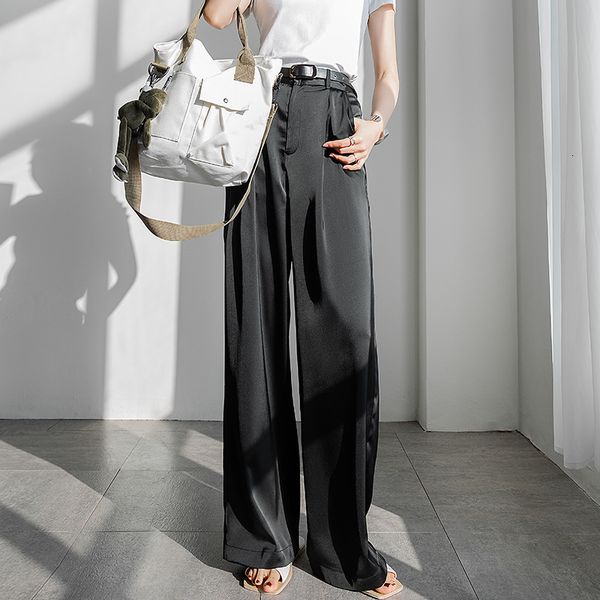2021 new sherhure spring chiffon good quality women high waist straight long fashion casual pants female trousers z5mc, Black;white
2021 new sherhure spring chiffon good quality women high waist straight long fashion casual pants female trousers z5mc, Black;white