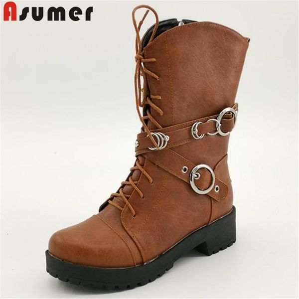 asumer 2020 new fashion ankle boots women buckle zip round toe square heels platform shoes comfortable motorcycle boots woman1, Black
asumer 2020 new fashion ankle boots women buckle zip round toe square heels platform shoes comfortable motorcycle boots woman1, Black