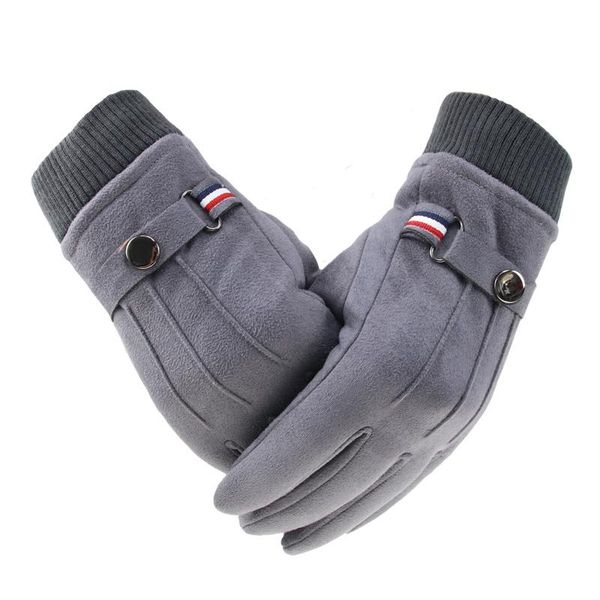 winter men's gloves suede keep warm touch screen windproof driving guantes thick cashmere slip outdoor male leather gloves wmtefp, Black
winter men's gloves suede keep warm touch screen windproof driving guantes thick cashmere slip outdoor male leather gloves wmtefp, Black