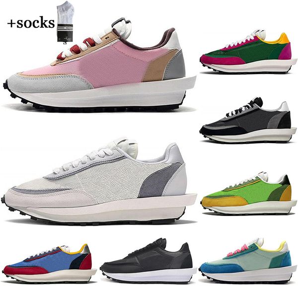 with socks 2021 ldv waffle sacai daybreak casual shoes mens women chunky varsity blue nylon summit platform trainers sports sneakers, White;red
with socks 2021 ldv waffle sacai daybreak casual shoes mens women chunky varsity blue nylon summit platform trainers sports sneakers, White;red