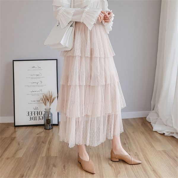 fitaylor spring new sweet cake layered long mesh skirts princess high waist ruffled vintage tiered tulle pleated ins skirts q1217, Black
fitaylor spring new sweet cake layered long mesh skirts princess high waist ruffled vintage tiered tulle pleated ins skirts q1217, Black