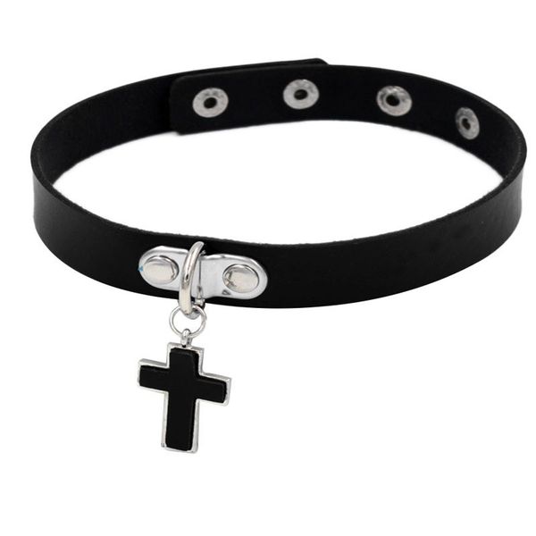 gothic black cross choker ожерелье женщины punk rock goth choker модный chocker воротник заявление harajuku ювелирные изделия оптом
gothic black cross choker ожерелье женщины punk rock goth choker модный chocker воротник заявление harajuku ювелирные изделия оптом