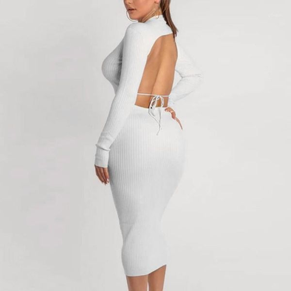 casual dresses women's autumn backless strappy white tight-fitting long-sleeved slim-fitting long dress1, Black;gray
casual dresses women's autumn backless strappy white tight-fitting long-sleeved slim-fitting long dress1, Black;gray