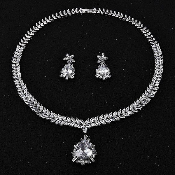 кубический цирконий пшеницы spike ожерелье и капля воды подвеска серьги роскоши кристалл свадебные свадебные ювелирные изделия для подружек, Silver
кубический цирконий пшеницы spike ожерелье и капля воды подвеска серьги роскоши кристалл свадебные свадебные ювелирные изделия для подружек, Silver