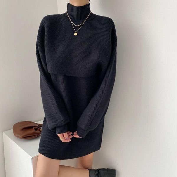 korean version japanese two piece sets autumn winter trendy simple designer sellers long sleeve turtleneck dress suit1, Gray
korean version japanese two piece sets autumn winter trendy simple designer sellers long sleeve turtleneck dress suit1, Gray