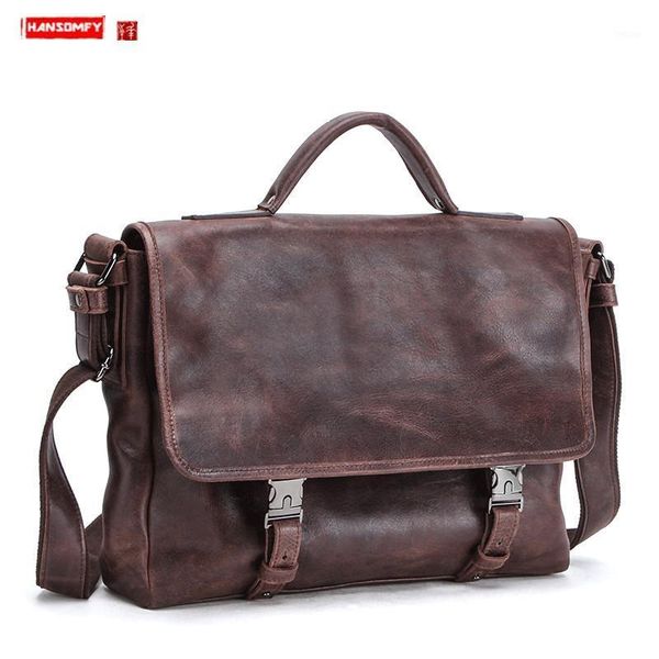 genuine leather men's shoulder messenger bag multifunctional men portable briefcase soft leather handbags1
genuine leather men's shoulder messenger bag multifunctional men portable briefcase soft leather handbags1