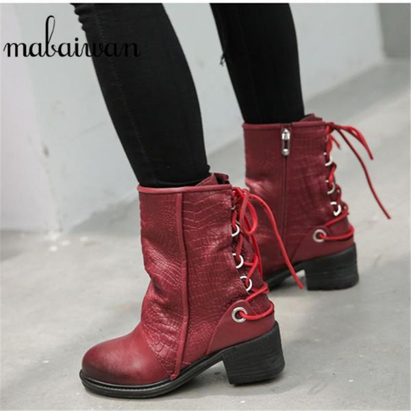 boots mabaiwan fashion zipper shoes woman platform mid heel genuine leather cross-tied winter autumn women ankle, Black
boots mabaiwan fashion zipper shoes woman platform mid heel genuine leather cross-tied winter autumn women ankle, Black