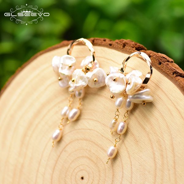 glseevo natural fresh water baroque pearl boho dangle earrings for women party gifts wedding long tassel earring jewelry ge0545 200923, Silver
glseevo natural fresh water baroque pearl boho dangle earrings for women party gifts wedding long tassel earring jewelry ge0545 200923, Silver