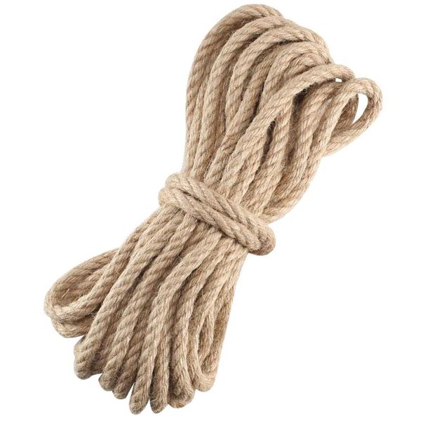 10mm natural rope tug of war rope household diy decorative 10 m basket woven plant decorative anchor line, Black;white
10mm natural rope tug of war rope household diy decorative 10 m basket woven plant decorative anchor line, Black;white
