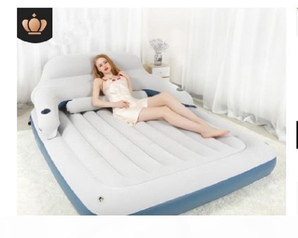 2020 inflatable mattress single double air cushion bed for home use thickened and inflated, simple and portable 203cm*152cm*22cm
2020 inflatable mattress single double air cushion bed for home use thickened and inflated, simple and portable 203cm*152cm*22cm