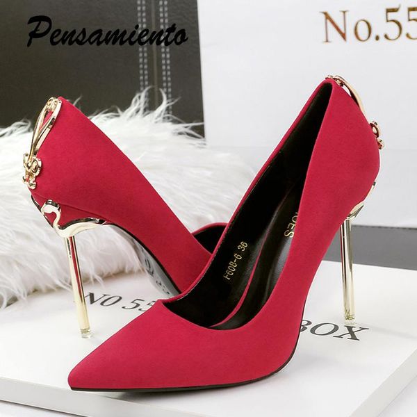 2021 spring summer women pumps elegant pointed toe metal butterfly-knot female high heels fashion flock bride party shoes woman, Black
2021 spring summer women pumps elegant pointed toe metal butterfly-knot female high heels fashion flock bride party shoes woman, Black