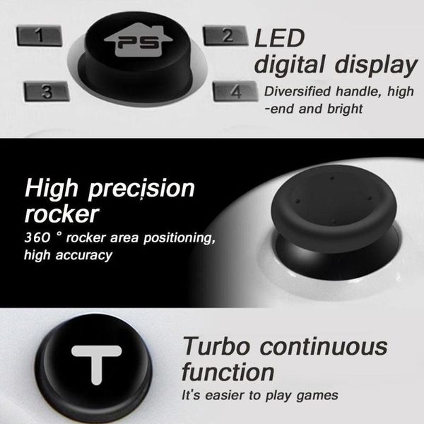 hy-9019 5 в 1 беспроводной bluetooth контроллер gamepad игра батарея вибрационный мотор pubg для коммутатора / пк / pc360 / ps3 / android k7
hy-9019 5 в 1 беспроводной bluetooth контроллер gamepad игра батарея вибрационный мотор pubg для коммутатора / пк / pc360 / ps3 / android k7