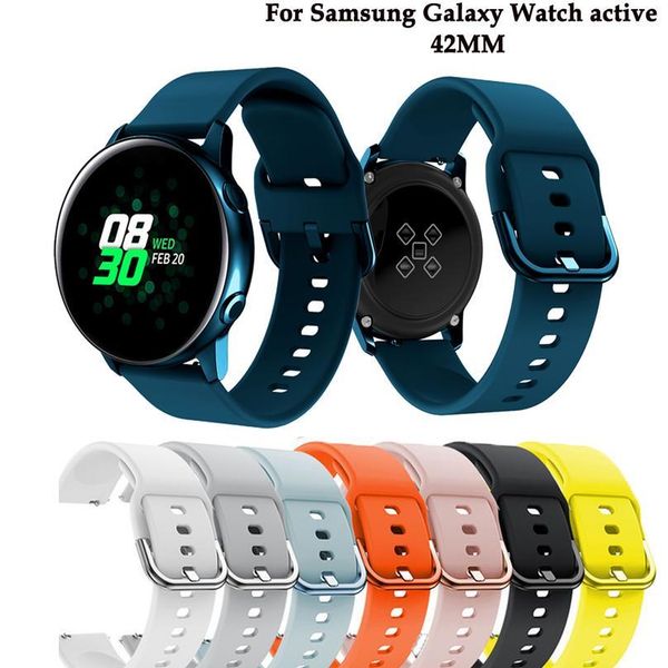 20mm watch strap for samsung galaxy watch active 2 sile watch band bracelet sport for amazfit bip belt replaceme jllemq, Black;brown
20mm watch strap for samsung galaxy watch active 2 sile watch band bracelet sport for amazfit bip belt replaceme jllemq, Black;brown