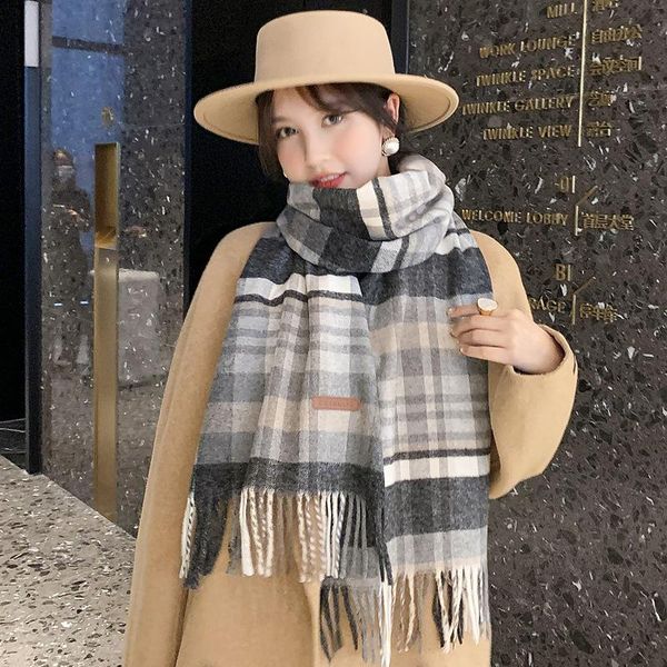 royalmaybe winter fashion padded warm shawl scarf new autumn and winter plaid wool scarf women long, Blue;gray
royalmaybe winter fashion padded warm shawl scarf new autumn and winter plaid wool scarf women long, Blue;gray