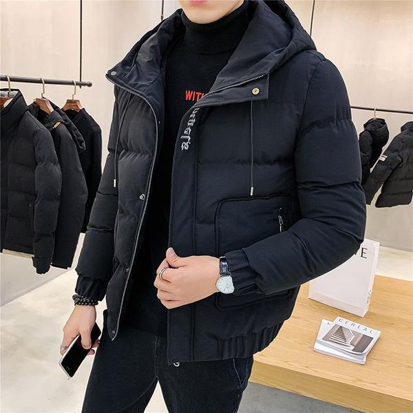 hcxy brand mens winter jackets and coats new fashion thick hooded parkas handsome trendy warm coat male1, Black
hcxy brand mens winter jackets and coats new fashion thick hooded parkas handsome trendy warm coat male1, Black