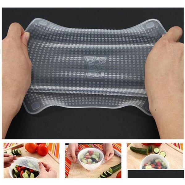 4pcs/set magic sile food wrap seal cover stretch cling film fresh keep keep food qylnnx bdebaby
4pcs/set magic sile food wrap seal cover stretch cling film fresh keep keep food qylnnx bdebaby