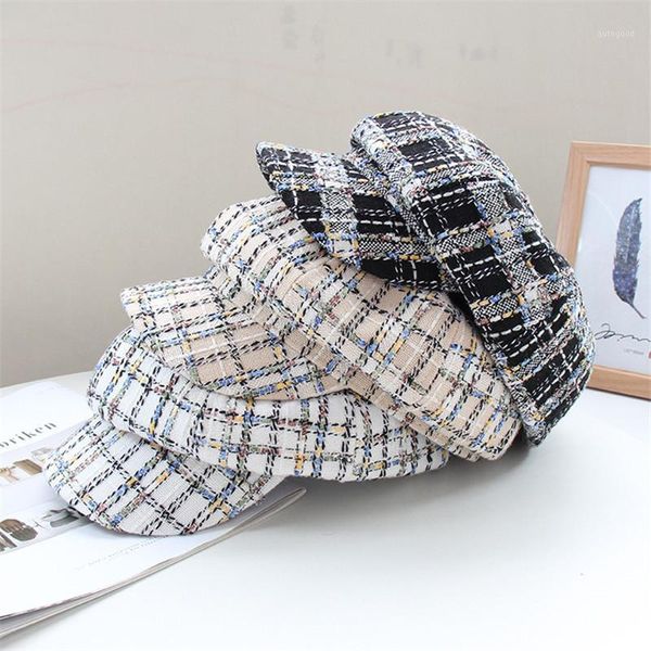berets designer baker boy cap autumn winter octagonal for women tweed plaid sboy ladies french fashion baret painter hats1, Blue;gray
berets designer baker boy cap autumn winter octagonal for women tweed plaid sboy ladies french fashion baret painter hats1, Blue;gray
