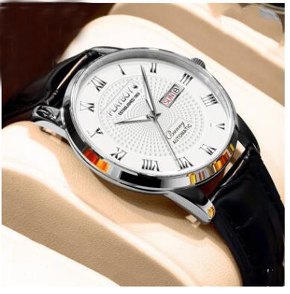 hbp quartz movement 41mm full fuction white dial men watch black leather band ing, Slivery;brown
hbp quartz movement 41mm full fuction white dial men watch black leather band ing, Slivery;brown