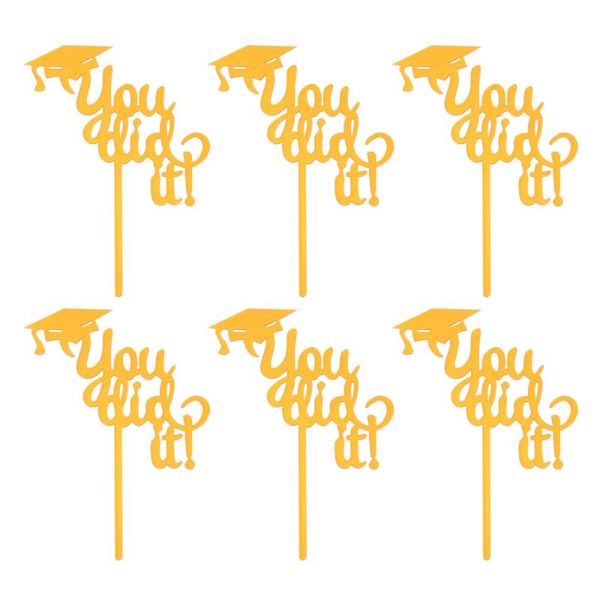 other festive & party supplies 6pcs exquisite delicate adorable letter cupcake er cake picks graduation decorations ers for decor
other festive & party supplies 6pcs exquisite delicate adorable letter cupcake er cake picks graduation decorations ers for decor