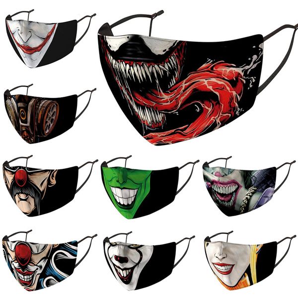 face mask clown printing masks designer dustproof windproof and haze mask replaceable pm2.5 filter facemask
face mask clown printing masks designer dustproof windproof and haze mask replaceable pm2.5 filter facemask