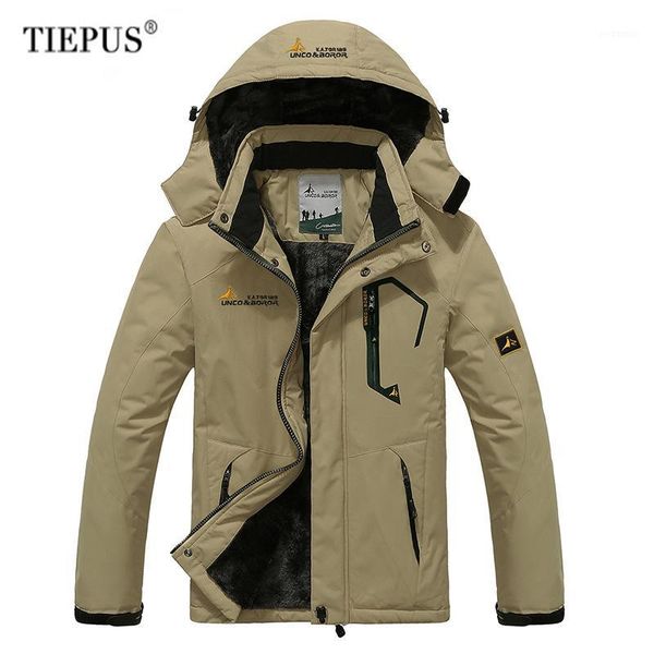 tiepus winter jacket men 5xl ,6xl thick warm parkas coat waterproof mountain jacket pockets hooded fleece windbreaker men1, Black
tiepus winter jacket men 5xl ,6xl thick warm parkas coat waterproof mountain jacket pockets hooded fleece windbreaker men1, Black
