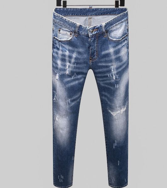 men's distressed ripped skinny jeans fashion mens jeans slim motorcycle moto biker causal mens denim pants hip hop men jeans @0101, Blue
men's distressed ripped skinny jeans fashion mens jeans slim motorcycle moto biker causal mens denim pants hip hop men jeans @0101, Blue