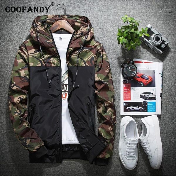 men autumn casual zipper jacket long sleeve hooded drawstring patchwork outwear coat1, Black;brown
men autumn casual zipper jacket long sleeve hooded drawstring patchwork outwear coat1, Black;brown