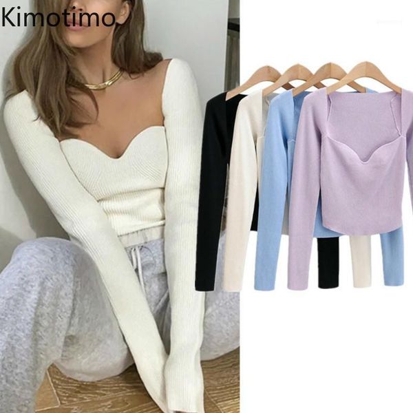women's sweaters kimotimo autumn cropped sweater solid pullover high street slim knitted jumper office lady elegant party women sw, White;black
women's sweaters kimotimo autumn cropped sweater solid pullover high street slim knitted jumper office lady elegant party women sw, White;black