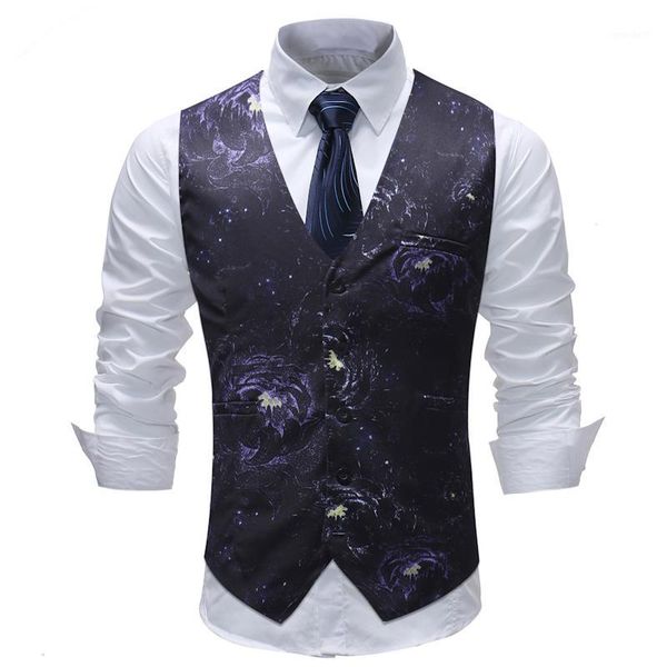 men's vests fashion floral print single breasted vest men 2021 brand slim fit waistcoat mens formal business wedding chaleco hombre1, Black;white
men's vests fashion floral print single breasted vest men 2021 brand slim fit waistcoat mens formal business wedding chaleco hombre1, Black;white
