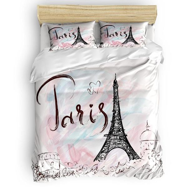 bedding sets eiffel iron tie pink duvet cover set warm and comfortable bed sheet bedroom comforter 2/3/4pcs
bedding sets eiffel iron tie pink duvet cover set warm and comfortable bed sheet bedroom comforter 2/3/4pcs