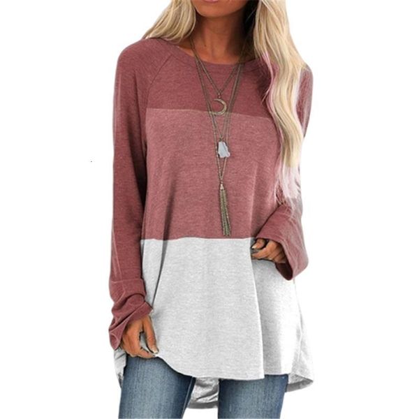 patcwork t shirt long sleeve women's loose casual long t-shirts o-neck cotton shirt plus size female clothings s-5xl tees, White
patcwork t shirt long sleeve women's loose casual long t-shirts o-neck cotton shirt plus size female clothings s-5xl tees, White