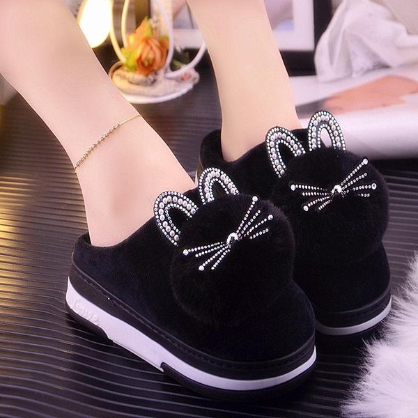 rhinestone slippers ladies casual house shoes women platform slippers ins shoes girls cool cat 2020 fashion, Black
rhinestone slippers ladies casual house shoes women platform slippers ins shoes girls cool cat 2020 fashion, Black