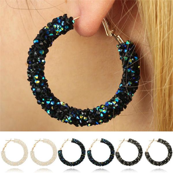 hoop & huggie geometry circle earring simple c shape crystal fashion big earrings for women jewelry, Golden;silver
hoop & huggie geometry circle earring simple c shape crystal fashion big earrings for women jewelry, Golden;silver