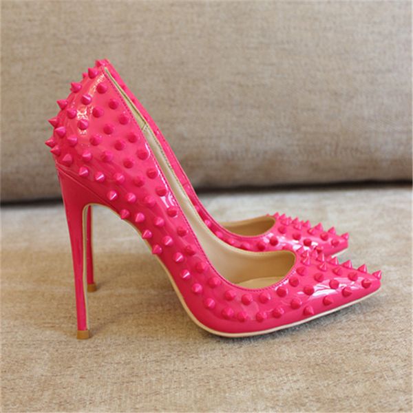 fashion delivery women pink pumps spikes toe pointy high heels size33-43 12 cm 8 in party shoes grtx, Black
fashion delivery women pink pumps spikes toe pointy high heels size33-43 12 cm 8 in party shoes grtx, Black