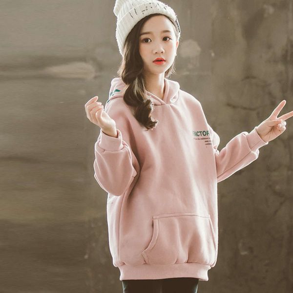 sle, girls' wtern plush winter sweater, wear 2020, new versatile hoodie, children's korean pullover hn2b, Black
sle, girls' wtern plush winter sweater, wear 2020, new versatile hoodie, children's korean pullover hn2b, Black