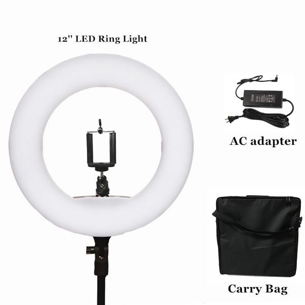 flash heads yidoblo 12" fs-390ii warm & cold light portable mini size ring lamp led soft makeup lighting 38w 192 lights + bag 
flash heads yidoblo 12" fs-390ii warm & cold light portable mini size ring lamp led soft makeup lighting 38w 192 lights + bag