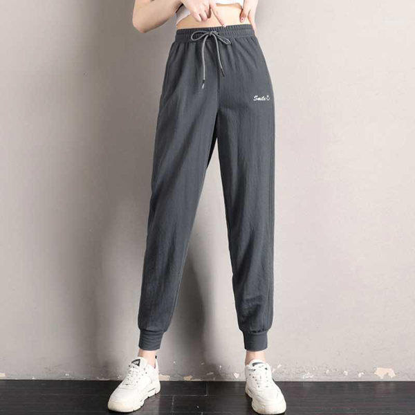 running pants x drawstring sport joggers women gym fitness sweatpants ice fabric pockets jogging outwork sports casual pants1, Black;blue
running pants x drawstring sport joggers women gym fitness sweatpants ice fabric pockets jogging outwork sports casual pants1, Black;blue