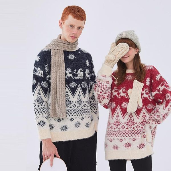 ugly christmas xmas sweater men knitted sweaters snowflake santa reindeer knitwear jumper fashion harajuku casual pullover, White;black
ugly christmas xmas sweater men knitted sweaters snowflake santa reindeer knitwear jumper fashion harajuku casual pullover, White;black