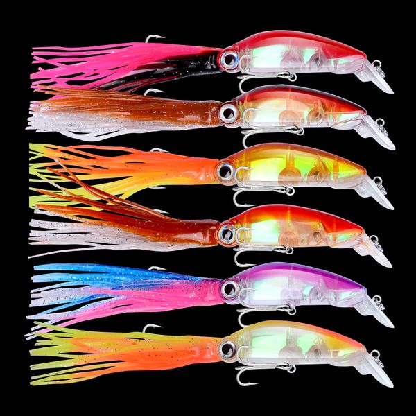 squid fishing lures 5 color fishing tackle 12.1cm-4.8"/22.1g-0.78oz minnow fishing lures 1/0 hooks bass
squid fishing lures 5 color fishing tackle 12.1cm-4.8"/22.1g-0.78oz minnow fishing lures 1/0 hooks bass