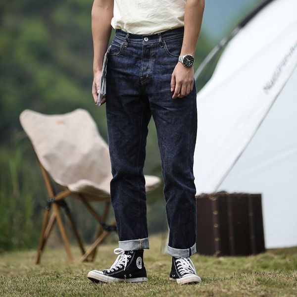 men's jeans mbbcar alligator commemorating the original color cattle raising red line denim retro micro cone nine leggings1, Blue
men's jeans mbbcar alligator commemorating the original color cattle raising red line denim retro micro cone nine leggings1, Blue