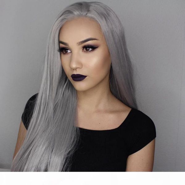 brazilian grey full lace human hair wigs straight silver gray glueless front lace wigs 130% density with bleached knots gray wig, Black;brown
brazilian grey full lace human hair wigs straight silver gray glueless front lace wigs 130% density with bleached knots gray wig, Black;brown